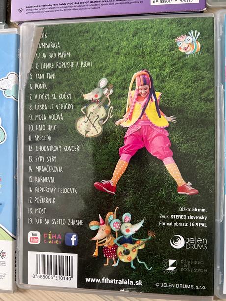 Dvd fiha tralala 6 ks, 
