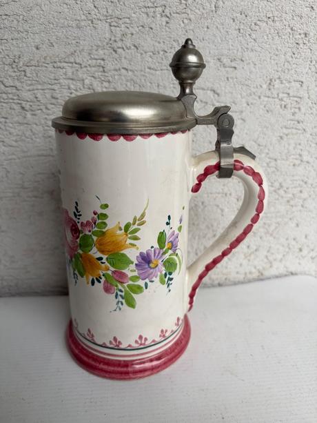 Gmundner rucne malovany luxusny krigel, 