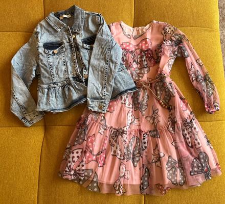 Slávnostné/šaty s dlhým rukávom, 116