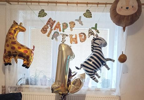 Narodeninová výzdoba safari 1 rok safari,