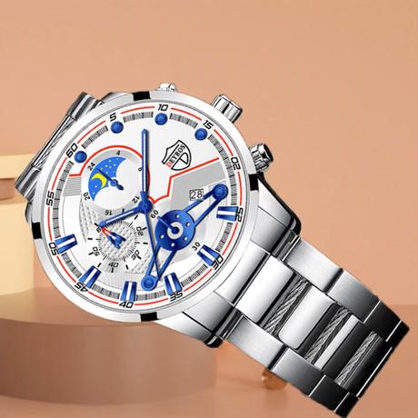 Elegantné pánske hodinky s funkciou kalendár, 