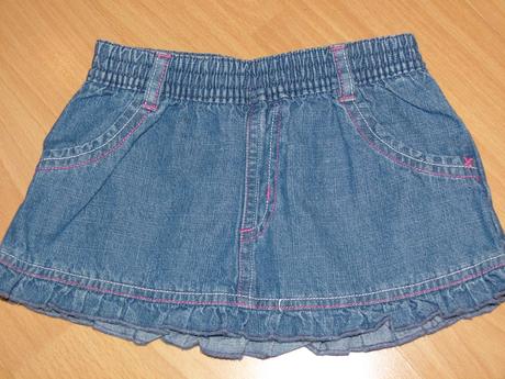 Riflová sukňa, f&f,80