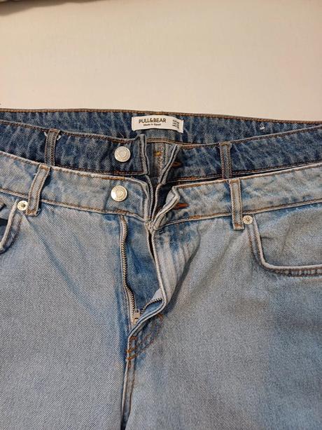 Parádne rifle pull and bear, č.l, pull&bear,l