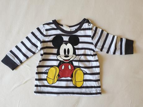 2ks tričko s dlhým rukávom, h&m,68