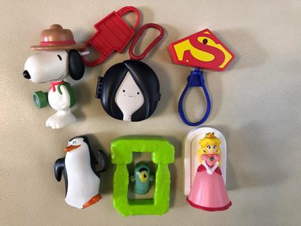 Happy meal figurky, 6 ks,
