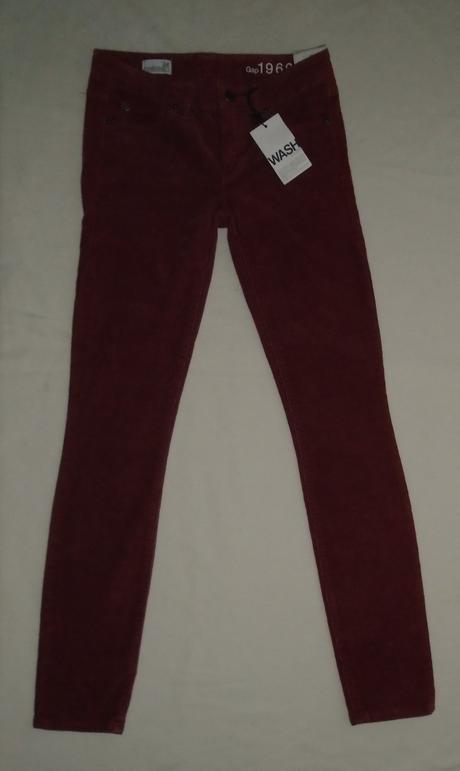 Dámske menčestrové nohavice, gap,s / xs