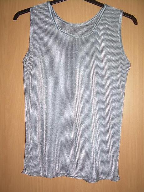 Šedo-strieborný top, m