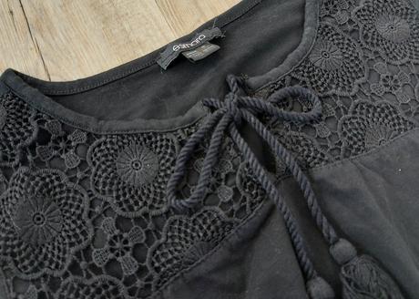 Dlhé letné šaty - čierne, esmara,40