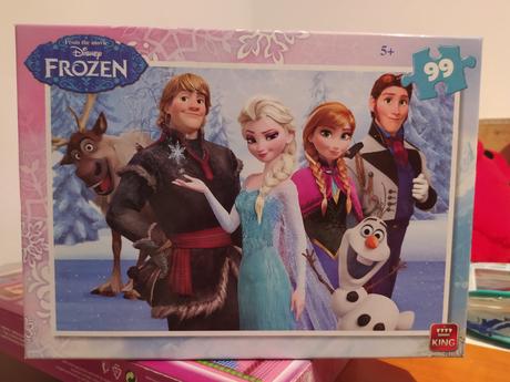 Puzzle disney frozen90ks,vek od 5r,cena iba 3e, pc,