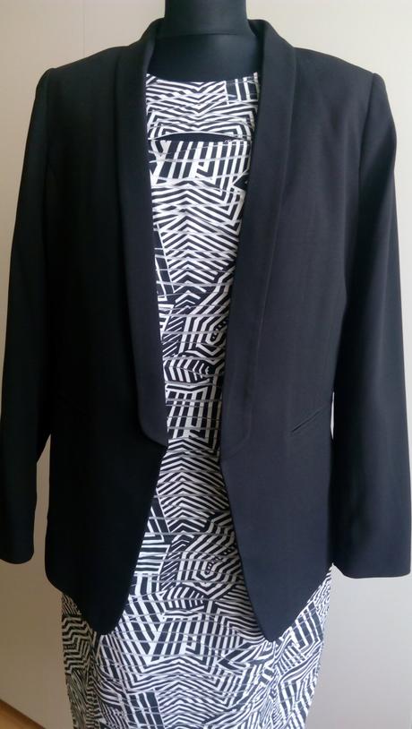 Sako s predĺženou fazonou nove, h&m,42