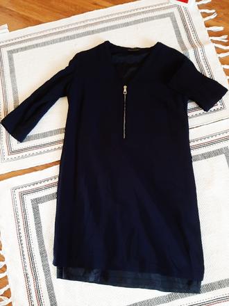 Šaty s predným zipsom set, s