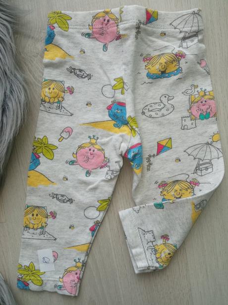 Dievčenské vzorované legíny 2-pack (3-6 mes.), sanrio,68