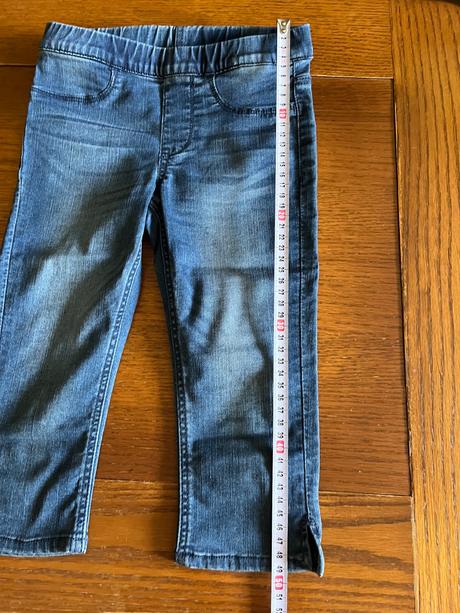 Jegginsy riflové capri trištvrťová dĺžka, h&m,122