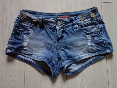 Dámske riflové kraťasky miss, l