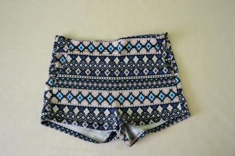 Kraťasy vzorované, h&m,38