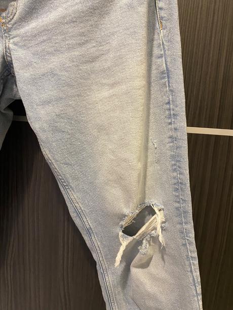 Tehotenské rifle slabomodré, h&m,m