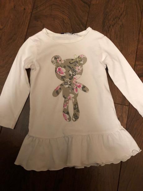 Biele tričko original marines s mackom, original marines,92