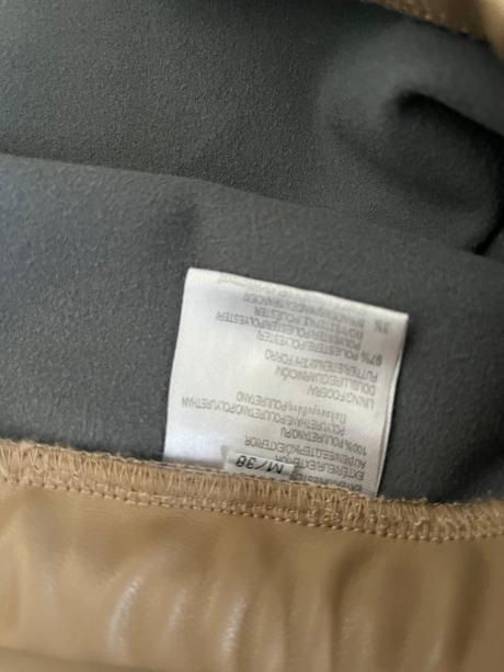 Koženkové legíny - zateplené, m