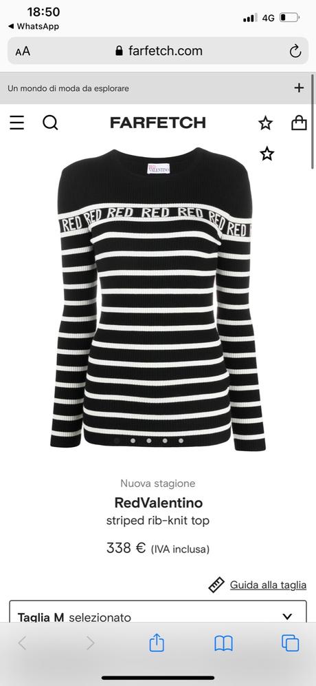 Valentino pulovrik m nový, m