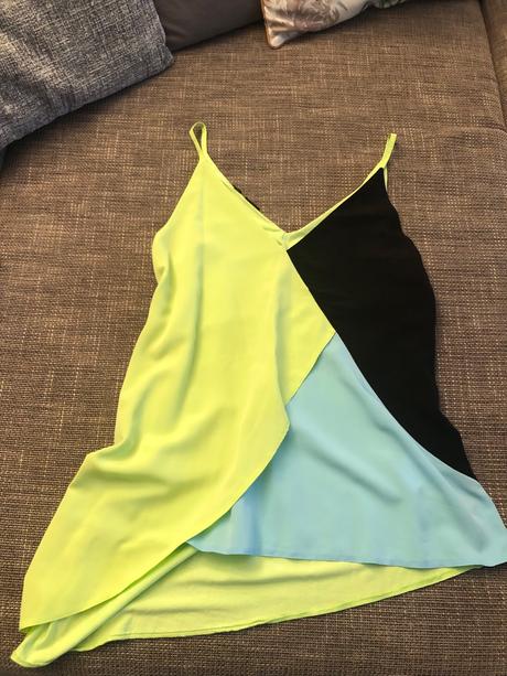 Farebný predĺžený top, veľkosť 38/40, 38