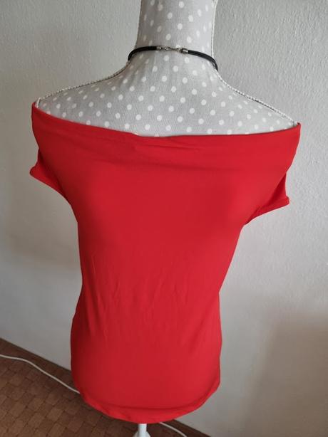 Červený elastický top mohito m, mohito,m