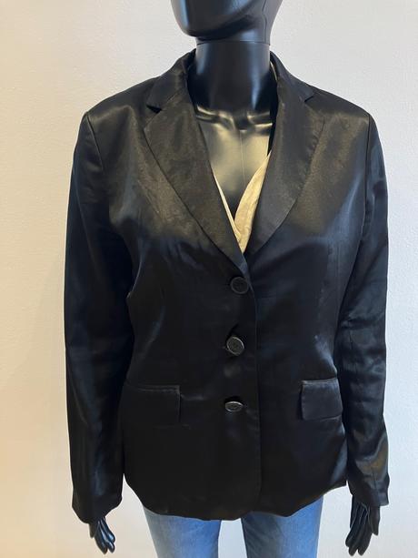 Dámske sako business čierne (38), m