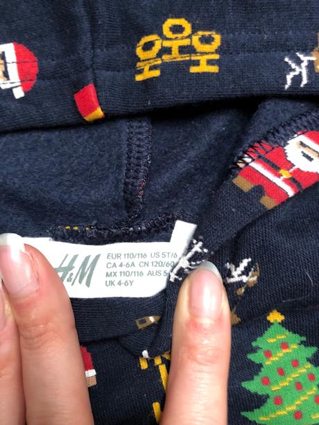 H&m súprava vianočná 110-116, h&m,110