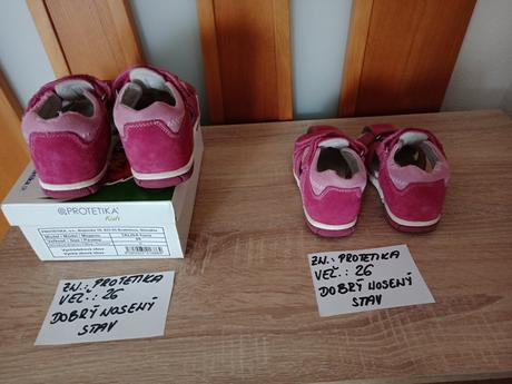 Dievčenské sandále zn.protetika veľ.26, protetika,26