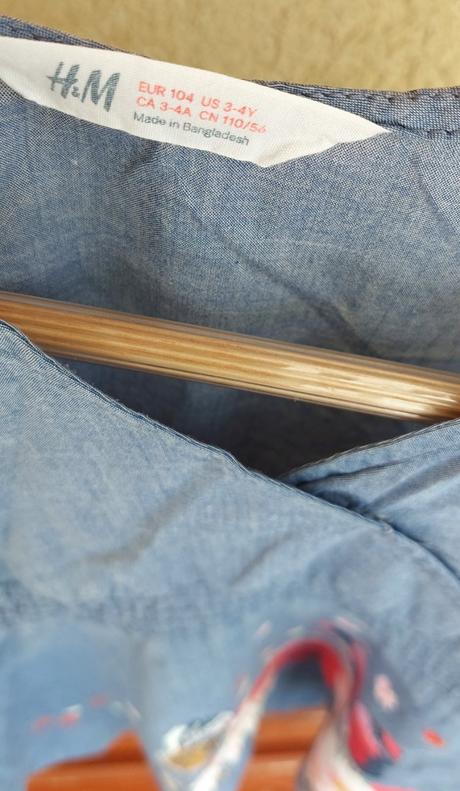 Šaty ľahúčke h&m - 104, h&m,104