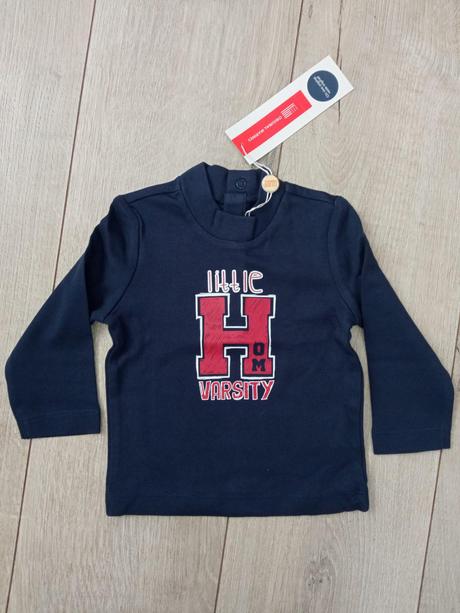 Chlapčenské tričko s rolákom a potlačou (6-9 mes.), original marines,68 / 74