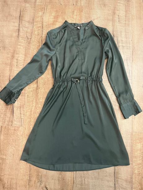Saténové šaty, h&m,xs