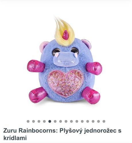 Zuru rainbocorns plyš. jednorožec vo vajci s krídl, 