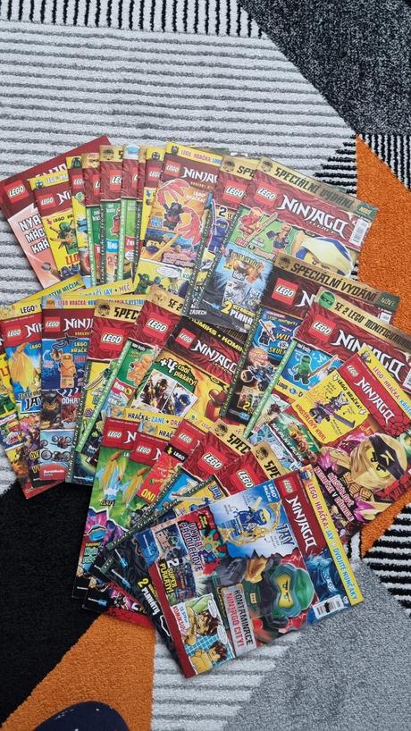 Časopisy lego ninjago,