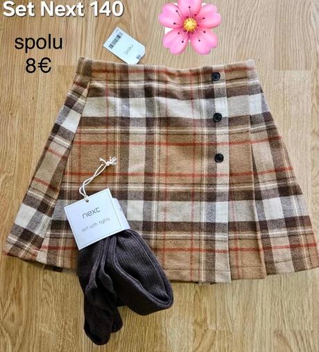 Next sukňa s pančuškami 134/140, next,140