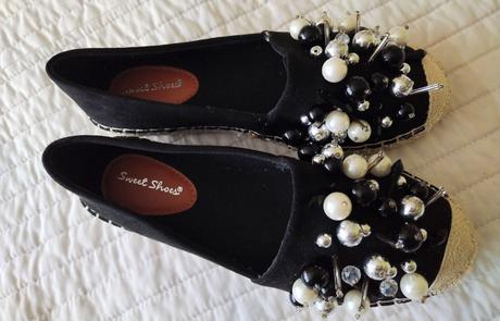 Čierne espadrilky, 40