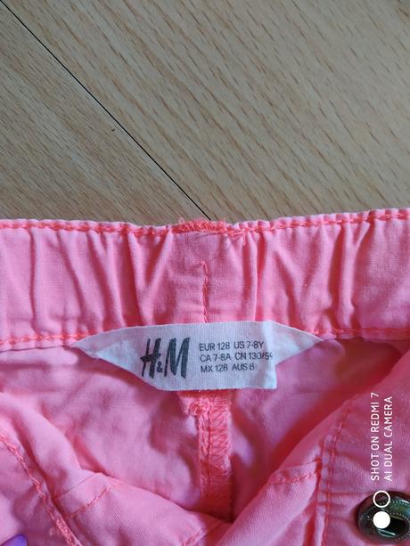 Kraťasy, h&m,128