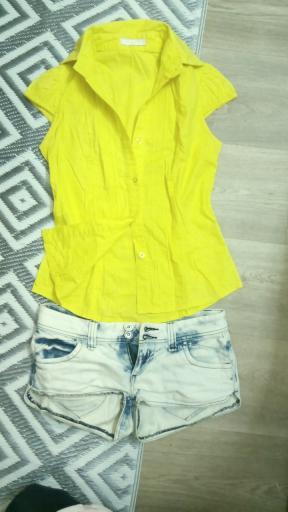 Elastická využená dlhšia blúzka s/m, m