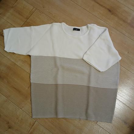 Bavlnený pulóver s krátkym rukávom, f&f,l