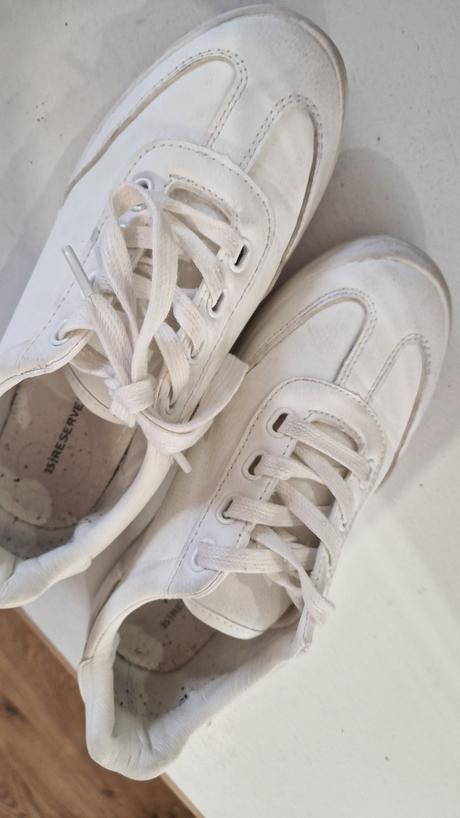 Biele tenisky,  minimum obuté,  35 veľkosť, reserved,35