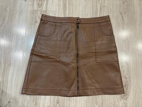 Koženková trendy sukňa, kik,44