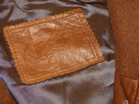 Vintage kožená bunda, 42