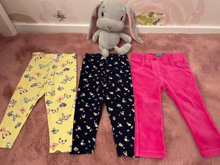 Legíny benetton  86, h&m,86