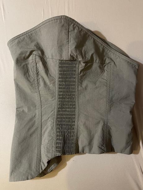 Dámsky khaki korzetový top, zara,xs