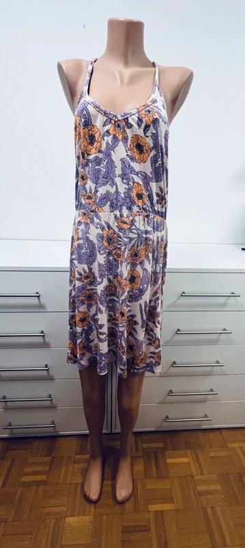 Letné vzorované plážové šaty, h&m,38