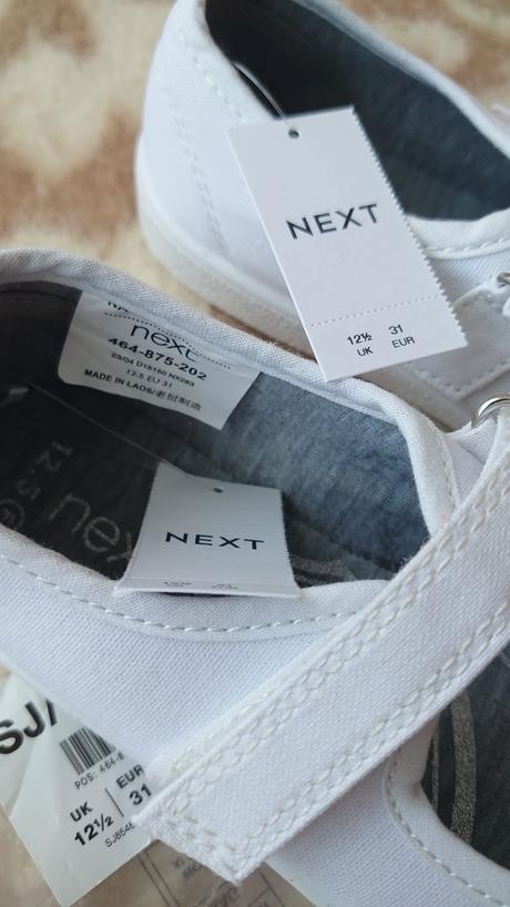 Na predaj nové s visačkou školské tenisky, prezuvk, next,31