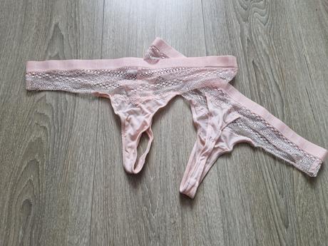 2x nenosené tango nohavičky s/m, elle,s