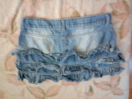 Sukňa s fodrickou, clockhouse,l