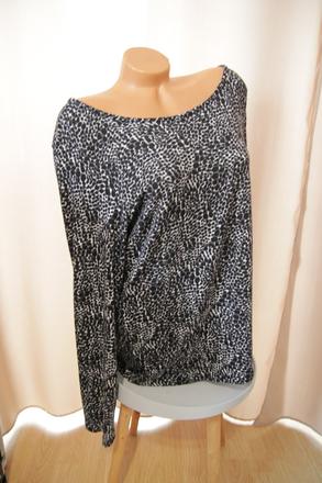 Čierno biely leo sveter, xxl, xxl