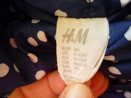 Vetrovka dievcenska 9-12m, h&m,80
