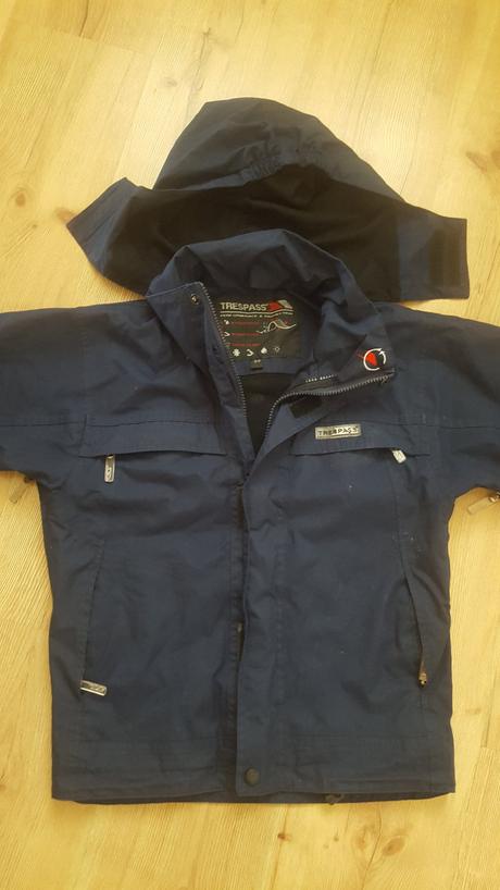 Modrá prechodná bunda na 5-6 rokov, 116